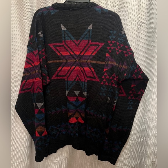 Pendleton Vintage Wool High Grade Western Wear Sweater, Sz XL, Aztec Winter - Picture 10 of 10